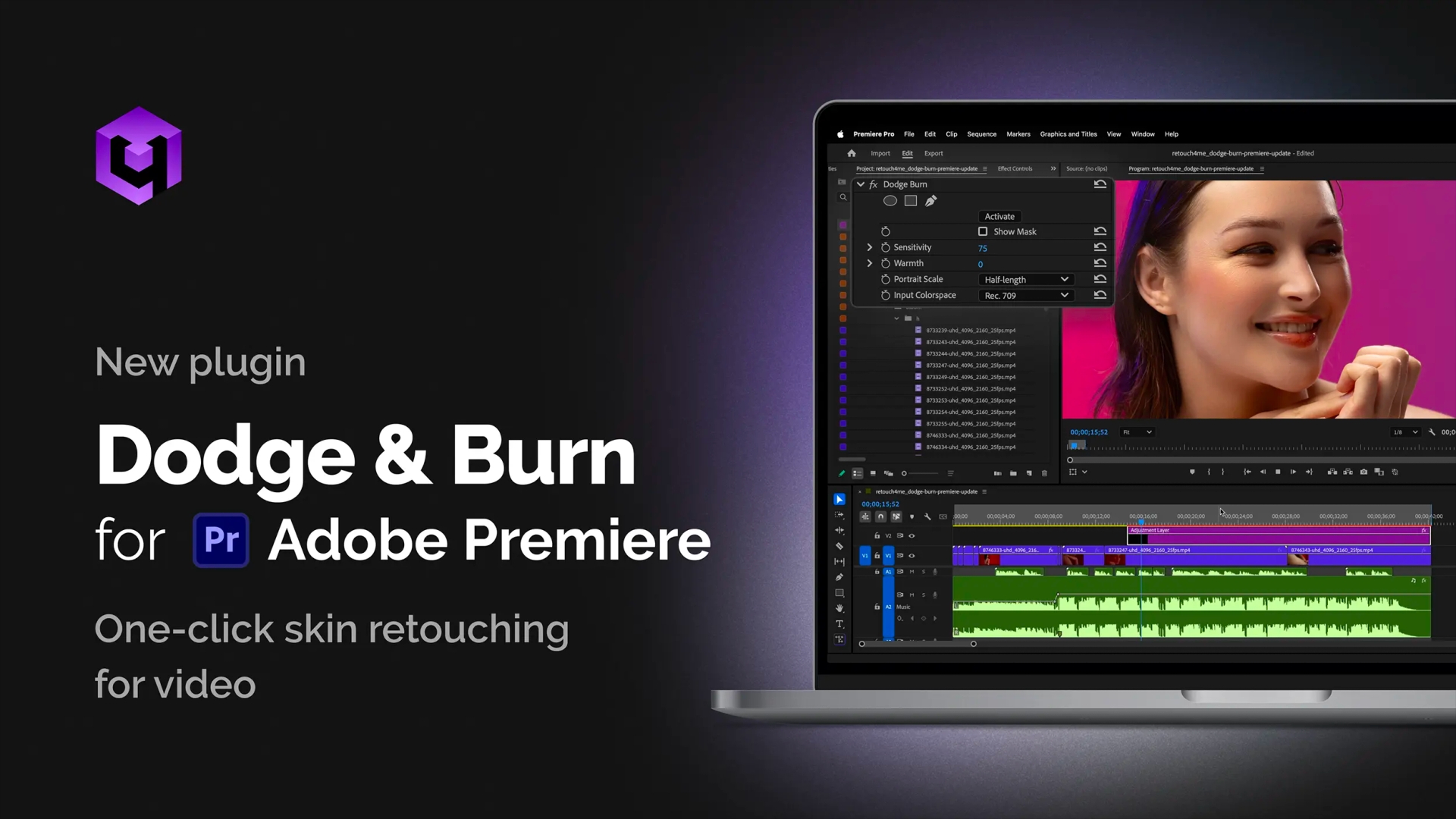 Retouch4me Dodge &#038; Burn ahora compatible con Adobe Premiere Pro