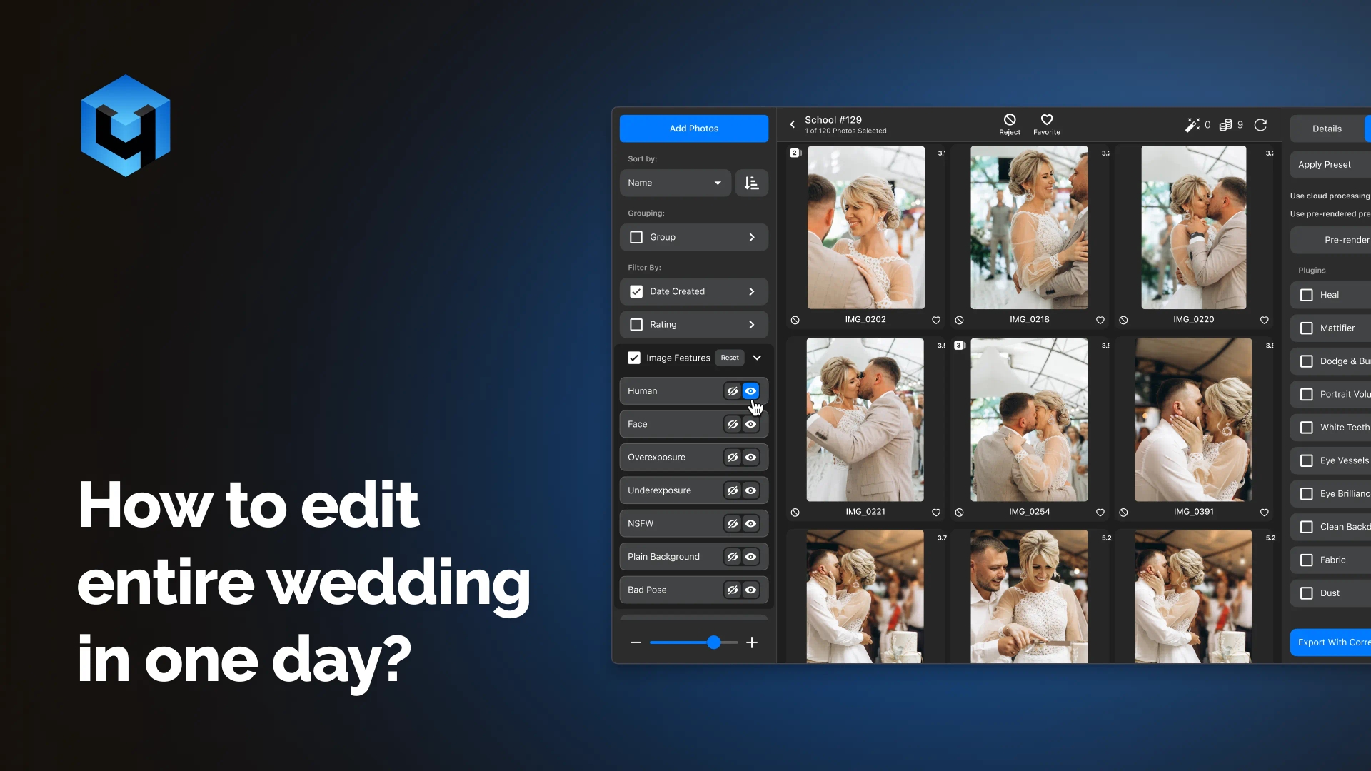 Wedding Photo Editing: From 800 Frames to Delivered Gallery in 1 day