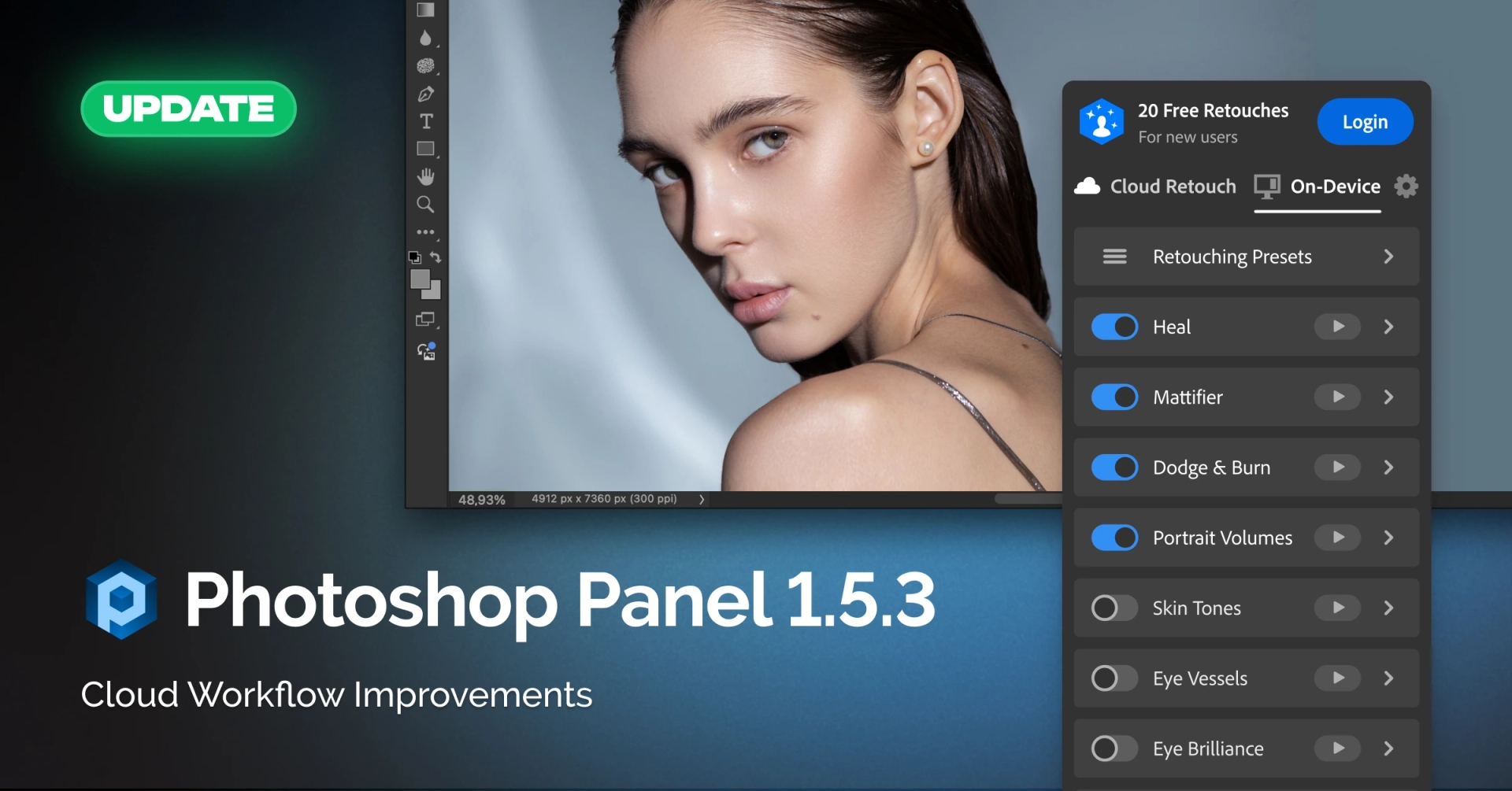 Retouch4me Photoshop Panel v1.53 Update