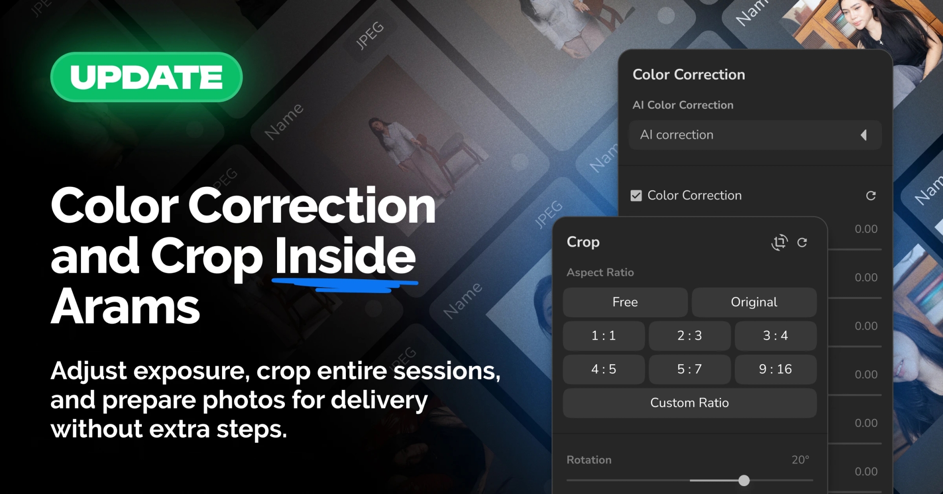 ИИ-цветокоррекция в Arams v 1.9.0