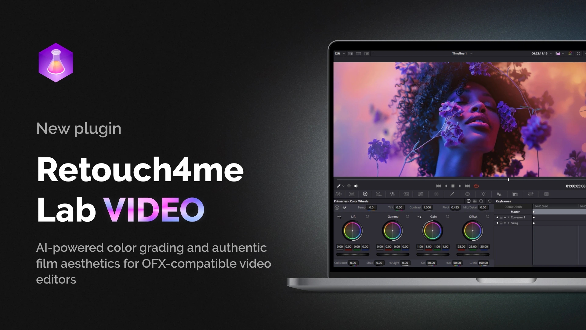 Retouch4me Lab Video: AI-цветокоррекция и пленочная стилизация видео