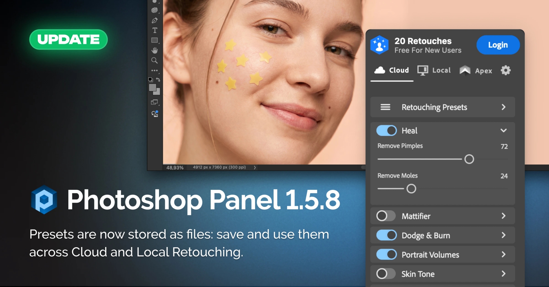 Retouch4me Photoshop Panel 1.58 Update