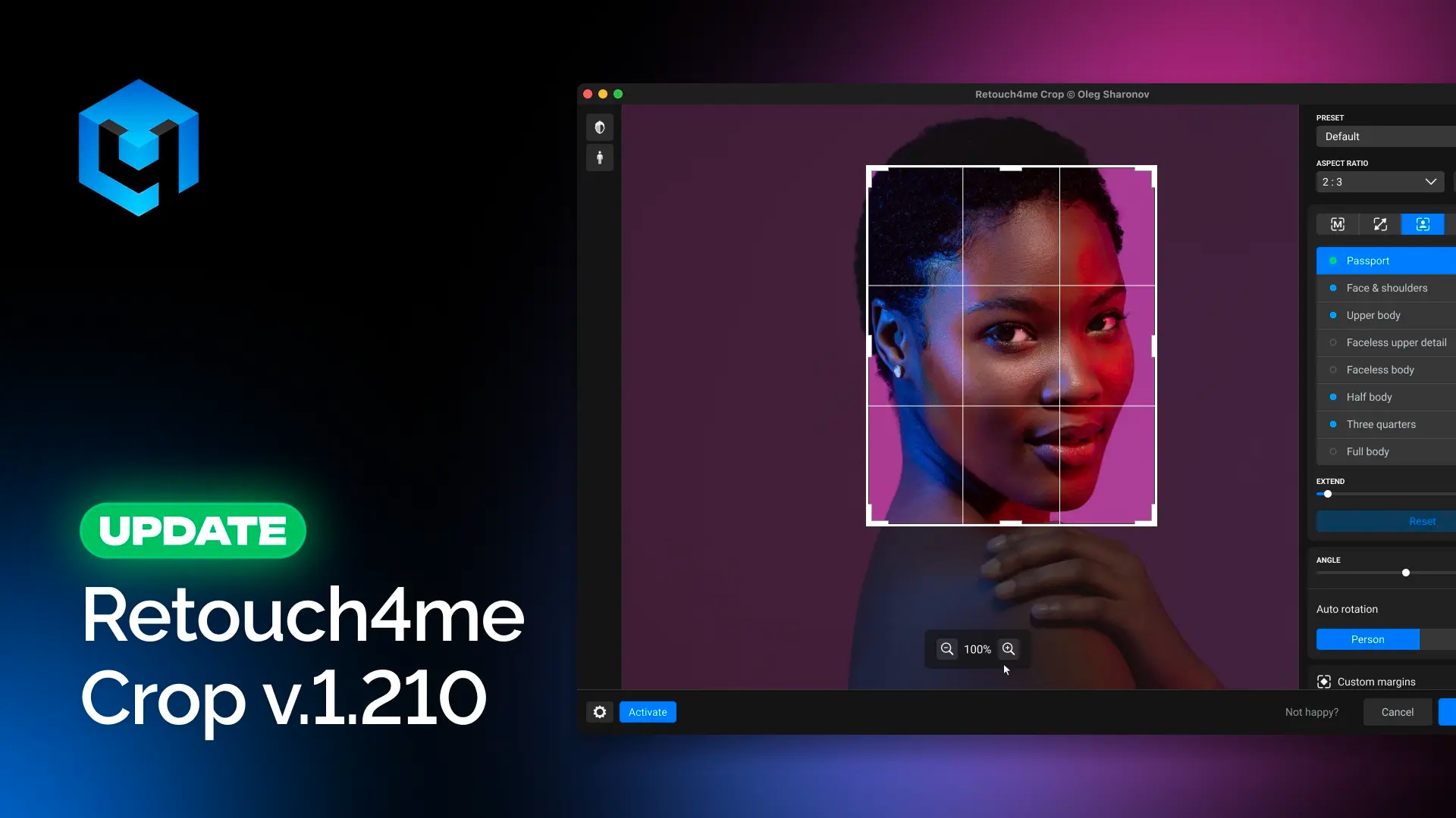 Обновление Retouch4me Crop v1.210