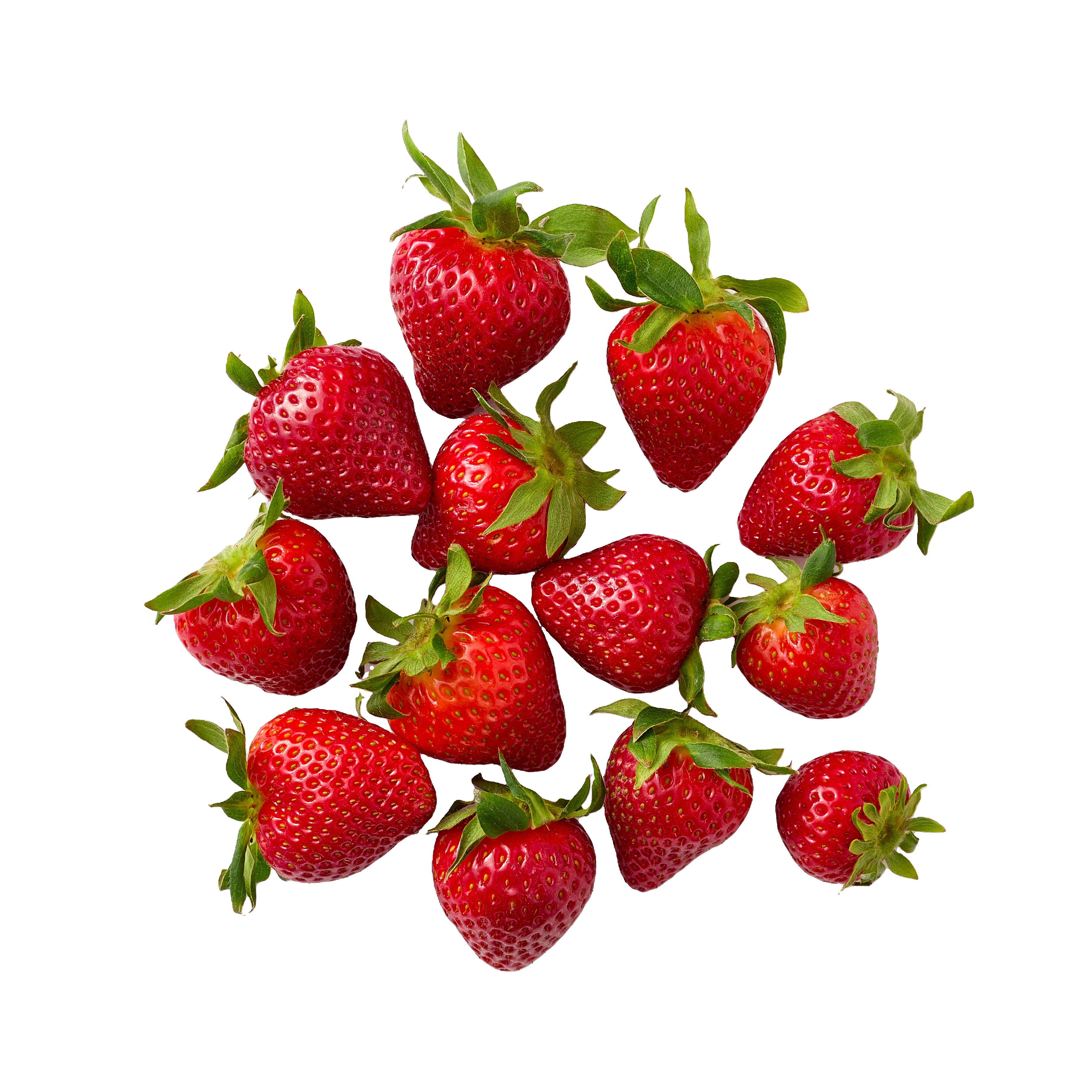 Strawberry product cutout with a transparent background returned by the API